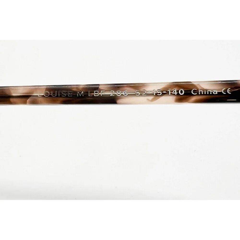 Warby Parker Eyeglass Frames Women Brown Tortoise Louise M LBF 286 52-15-140